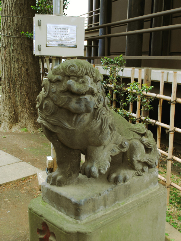 気象神社の狛犬